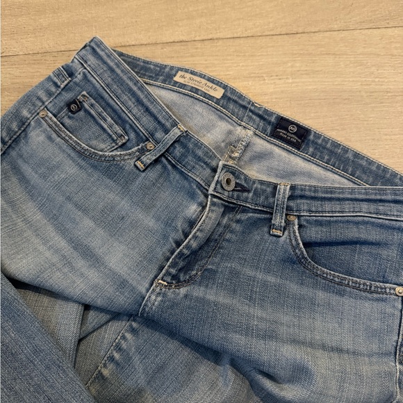 Ag Adriano Goldschmied Light Blue Slim Jeans - Picture 6 of 7
